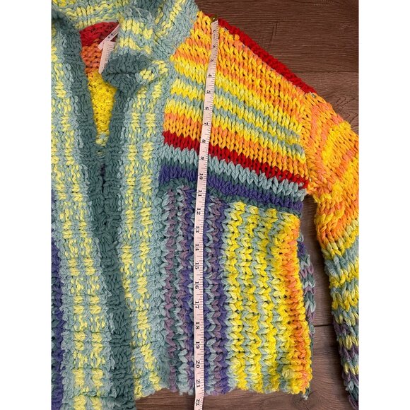 Free People Rainbow Beach Market Cardi NWT Small - Picture 9 of 10